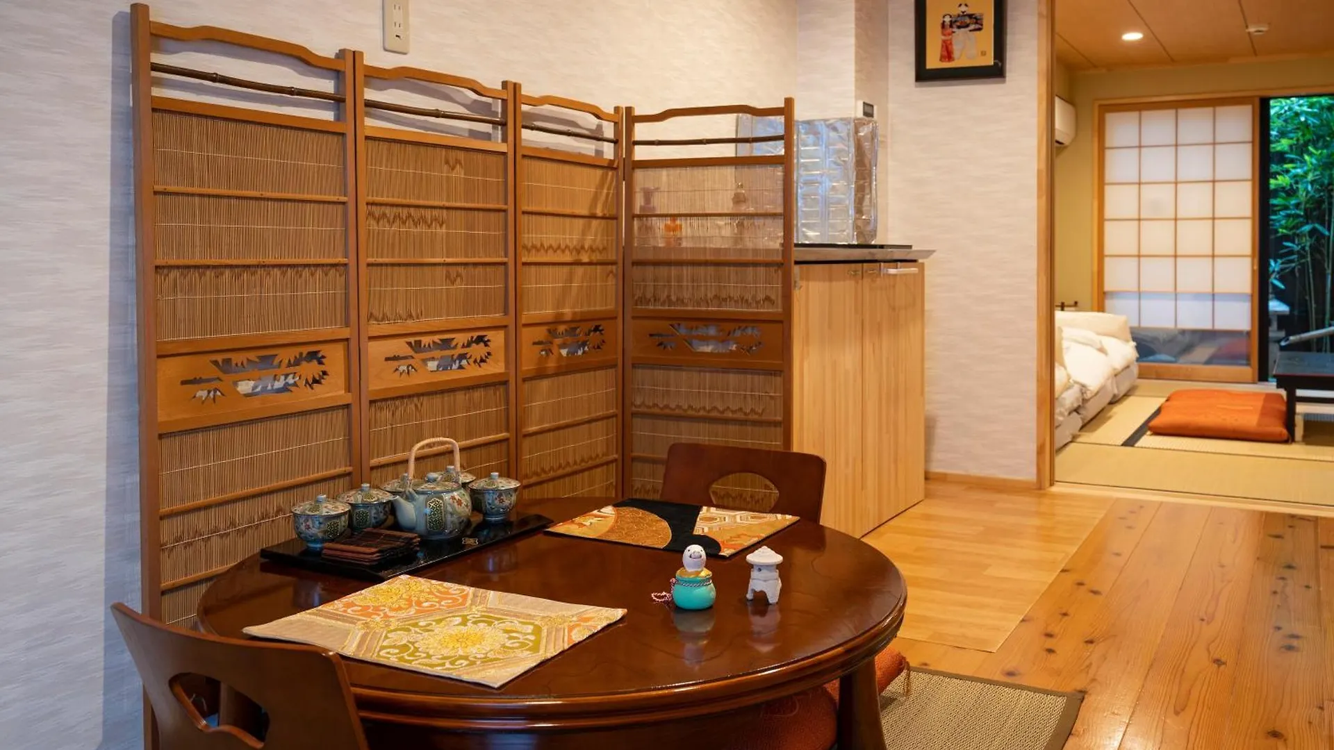 Nyaraló Kyomachiya Mitsuki Villa Kiotó Japán